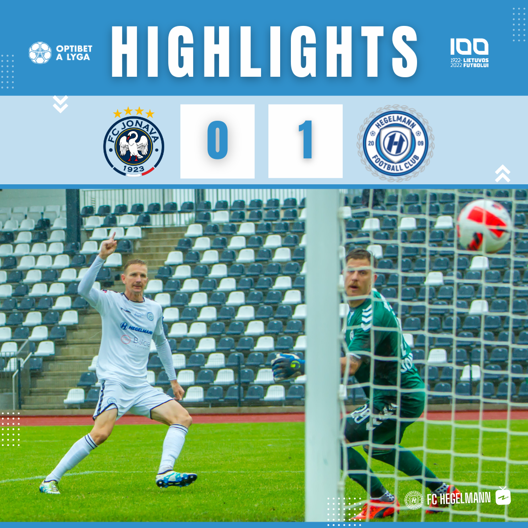 Optibet A lyga 19 turas FK Jonava x FC Hegelmann HIGHLIGHTS Hegelmann